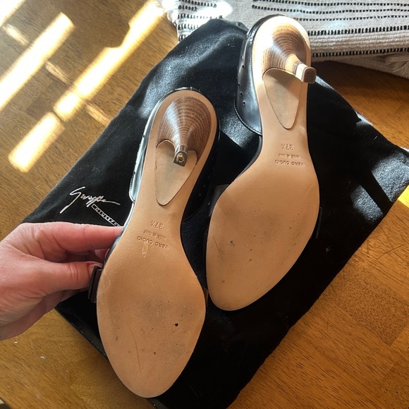 Giuseppe Zanotti Design DONNA 90 SCARPA KULATTA  T. MORO Black Perforated Heels - Picture 4 of 9